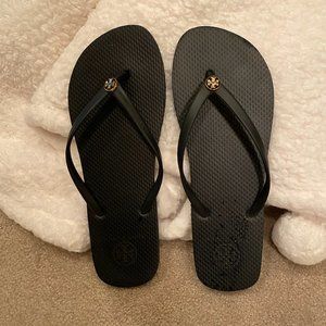 Tory Burch flip flops, size 10